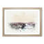Prague Czech Republic Skyline in Abstract - Framed Print-55768196-55768202