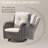 Anahit Swivel Wicker Patio Chair with Cushions (Set of 2)-92661366