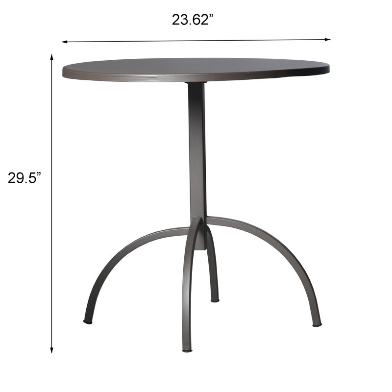 Table basse en métal, 23.62"