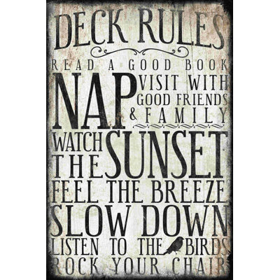 " Deck Rules Same "