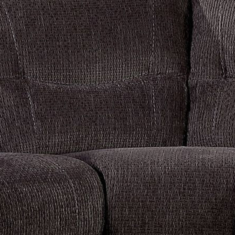 Canapé modulaire inclinable de gauche de 133,5 po Patternson