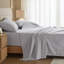 Ensemble de draps et de draps confortables en flanelle 100% coton, conception flocon de neige pour toutes les saisons