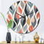 Horloge murale rétro RetroLeaves I-93381664