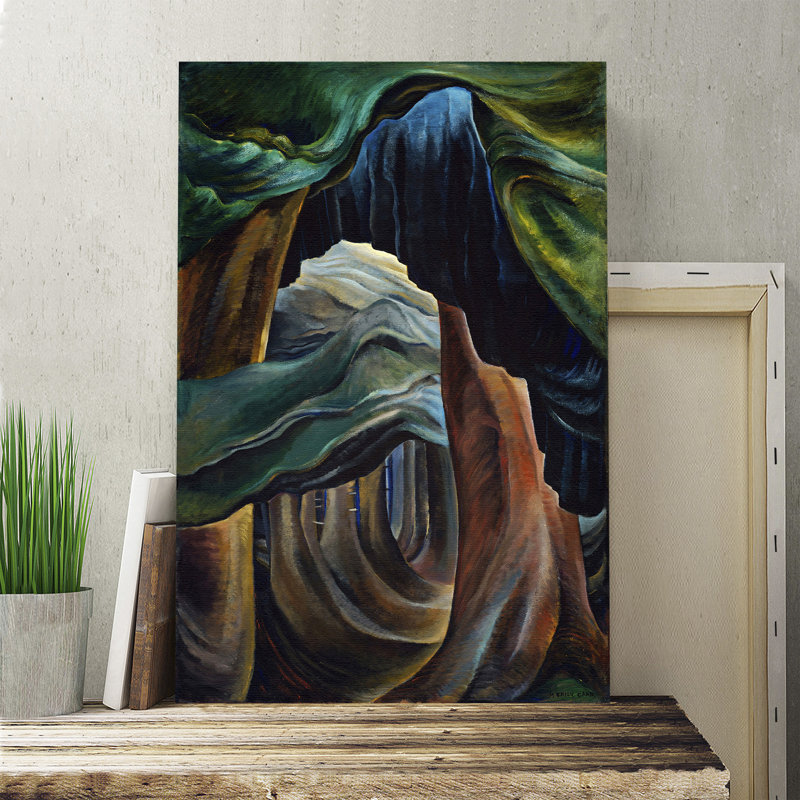 Emily Carr - Wrapped Canvas Painting, 100cm H x 70cm W