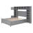 Full Size Wooden Bed With All-In-One Cabinet And Shelf-955220706