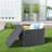 Winado 22.05 " W 36 Gallons Plastic Deck Box in Gray