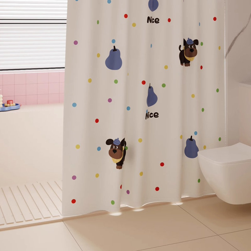 Rideau de douche en polyester
