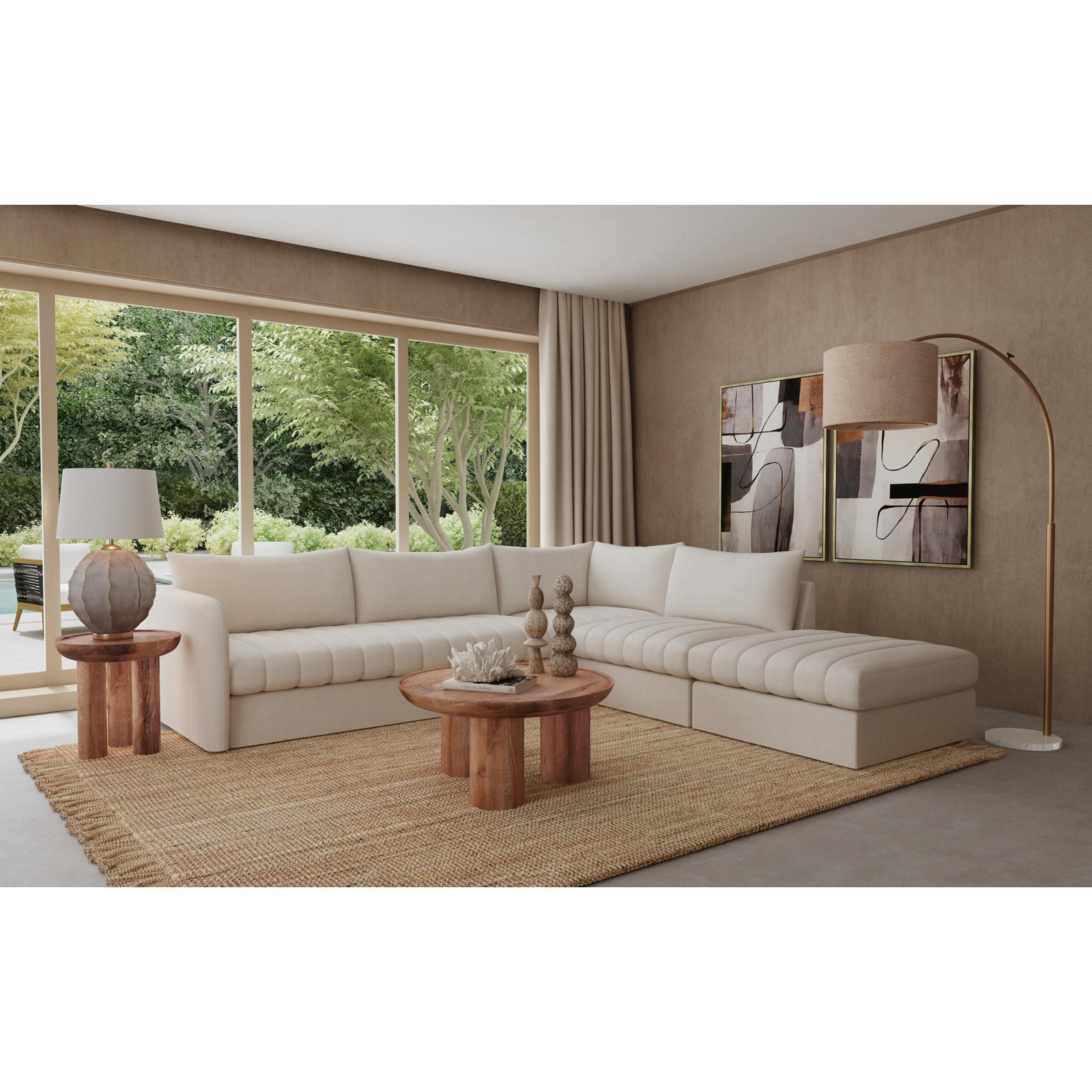 Hailie Solid Wood Single Coffee Table
