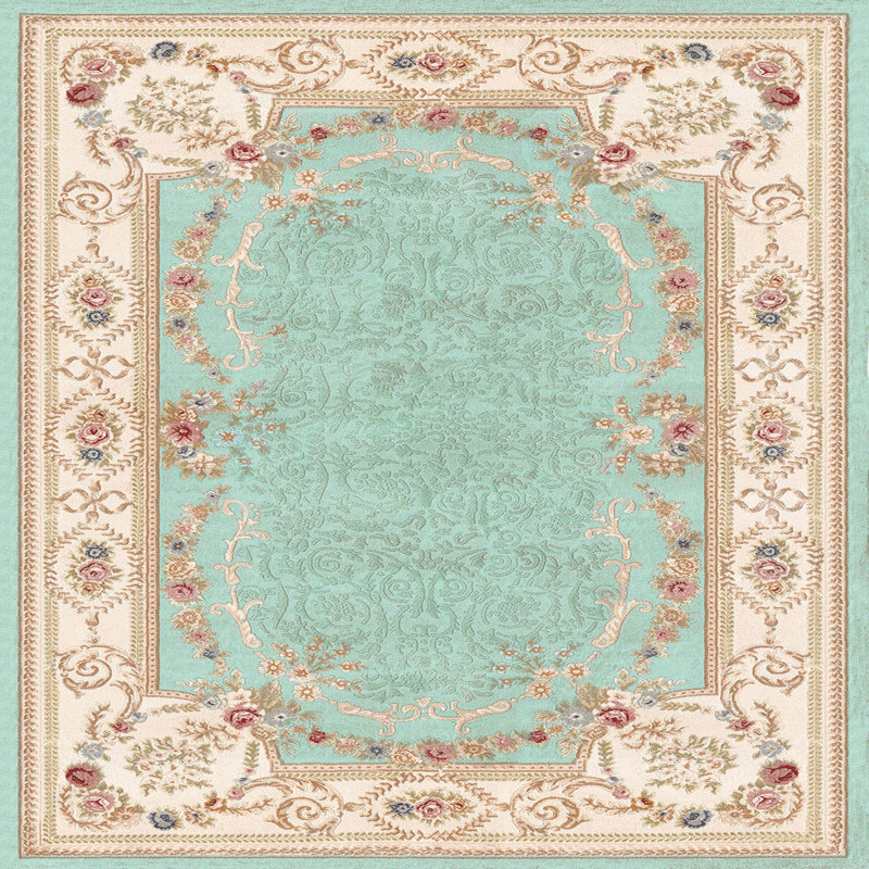 Luxurious 3D Printed Woven Carpet, 55.1 x 86.6 inches | 100% Polyester, Antibacterial, Machine Washable | Non-Slip PVC Felt Dot Underside, 0.3 in Pile Height | Perfect for Living Room, Bedroom & Home Decor