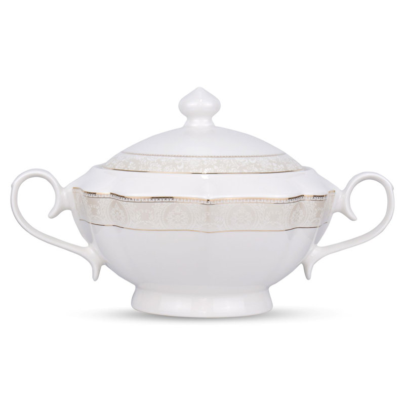 Soupière en porcelaine tendre Studio