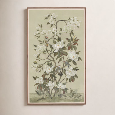 Nadine "Green Chinoiserie" Painting
