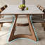 Ensemble de table de salle à manger rectangulaire en bois de frêne-106777947