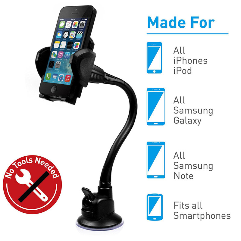 Système de fixation pour iphone et ipod universal pour pare-brise