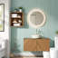 Meuble-lavabo moderne peu encombrant avec lavabo, comptoir en marbre et lavabo en céramique