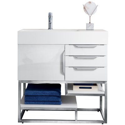 Meuble-lavabo simple l 35,31 po Samorah