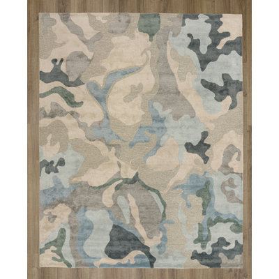 Hand Tufted New Zealand Wool/Tencel Area Rug