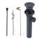 Pop-up Bathroom Sink Drain Lift Rod Drain with Overflow