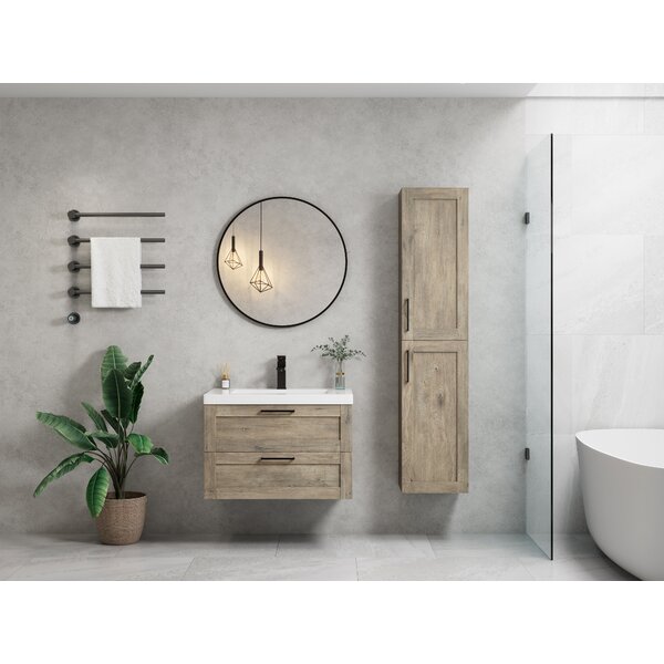 Ivy Bronx Devillage 29.5'' Wall Mounted Single Bathroom Vanity with ...