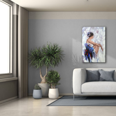 «Be derrière le miroir 2» par Alexander Gunin, art mural sur toile