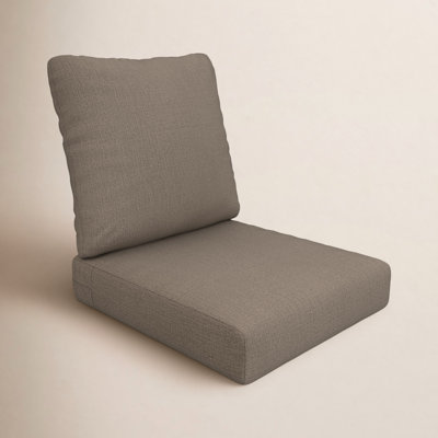 Amala Sunbrella® Outdoor Deep Seating Lounge Chair Seat/Back Cushion