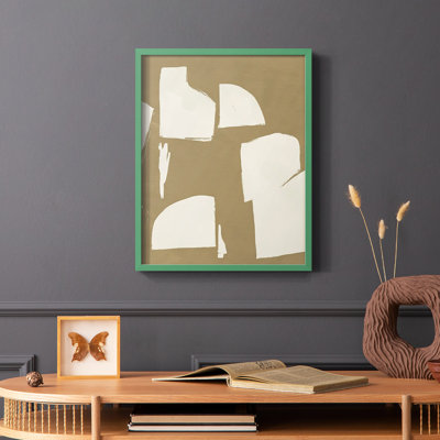 Impression encadrée Chunky Abstract IV - bois massif