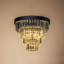 Anaruth Mid-Century Modern Crystal Flush Mount Ceiling Light for Bedroom-1339709092