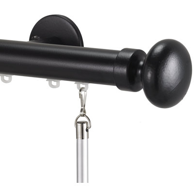 Noelani 1.13'' Single Curtain Rod