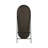 Sagebrook Home's Elegant 23X60 Black Rounded Standing Mirror - Durable Iron, Glass, And MDF Design