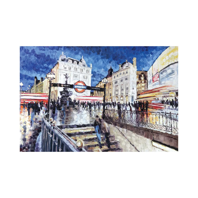 Piccadilly Circus I 1 Piece Wrapped Canvas Painting, 66.04 cm H x 45.72 cm W x 1.91 cm D