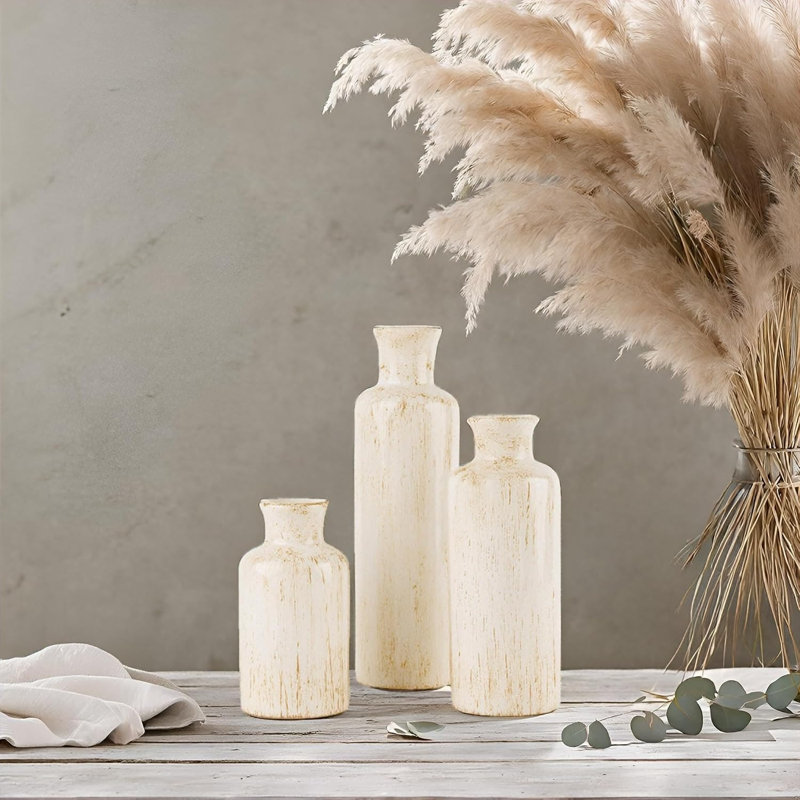 Vases rustiques de luxe 3 pièces