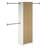 Geren 73.1'' - 89.1'' Closet System-1475475083