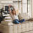88'' No Assembly Chenille Modular Sofa with Removable Pillows and Tufted Design-966140316