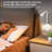 Flexible Gooseneck LED Wall Mounted Bedside Reading Lamp With Touch Control, 5 Dimmable Lights, USB Output, Night Light And Timer, 2-Piece, White