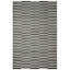 Cameron Striped Area Rug in Black/Ivory-11102565