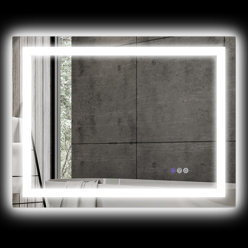 LED Bathroom Mirror with Lights, 31.5" x 23.6"