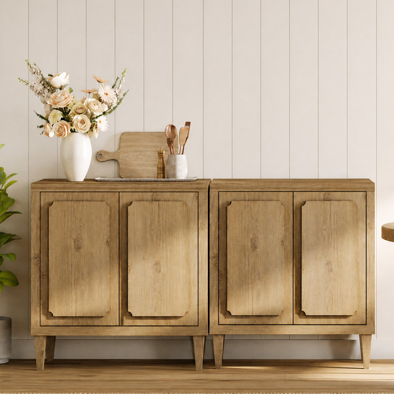 Buffet moderne avec rangement Dildy, Oak
