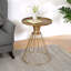 Table d'appoint en pin rétro
