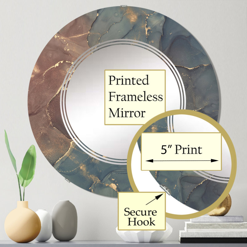 Miroir de salle de bain sans cadre, 24 po x 24 po