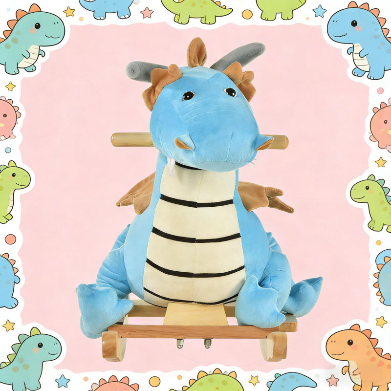 Chaise berçante dinosaure, jouet berçant pour enfants