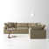 Armand 5 - Piece Performance Fabric Modular Sectional