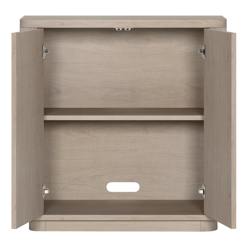 Alhassane 2 - Door Square Accent Cabinet, White