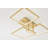 Dement Silver Cluster Square LED Flush Mount-802245534