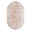 Tapis oriental rose / gris / blanc cassé Edson-129714458