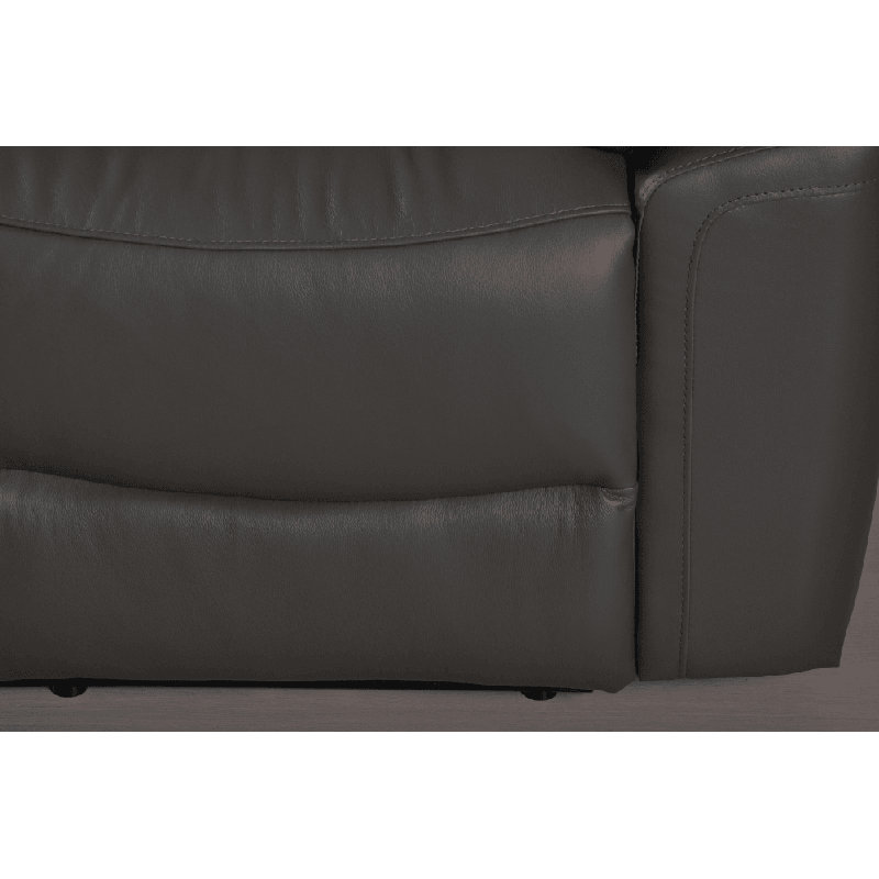 Amarien Genuine Leather Electric Power Recliner 2 Seater, Grey