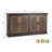 4-door Shutter Solid Wood Sideboard