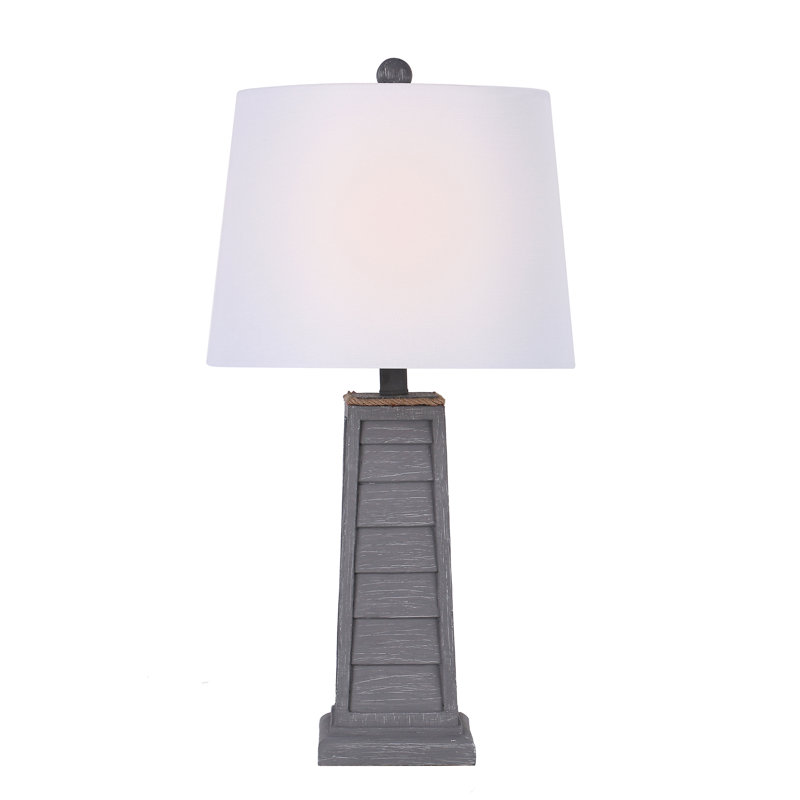 Gilivary Table Lamp, Antique Gray, White
