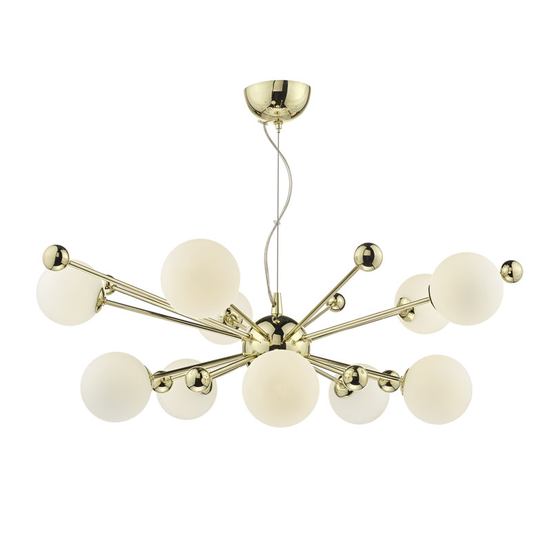 Briony 10 - Light Sputnik Chandelier, Gold