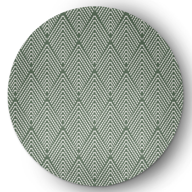 Chenille Geometric Indoor Rug