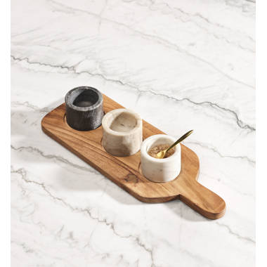 Padma Dessert Pedestal Tray Joss & Main Color: Natural