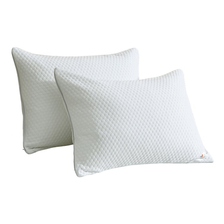 Alwyn Home Nellie Extra Firm Bed Pillow, Size: Standard, White